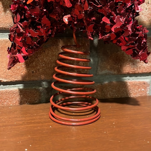 Christmas Tree Sparkly Star Topper, Red, 12”x10” - Picture 3 of 5